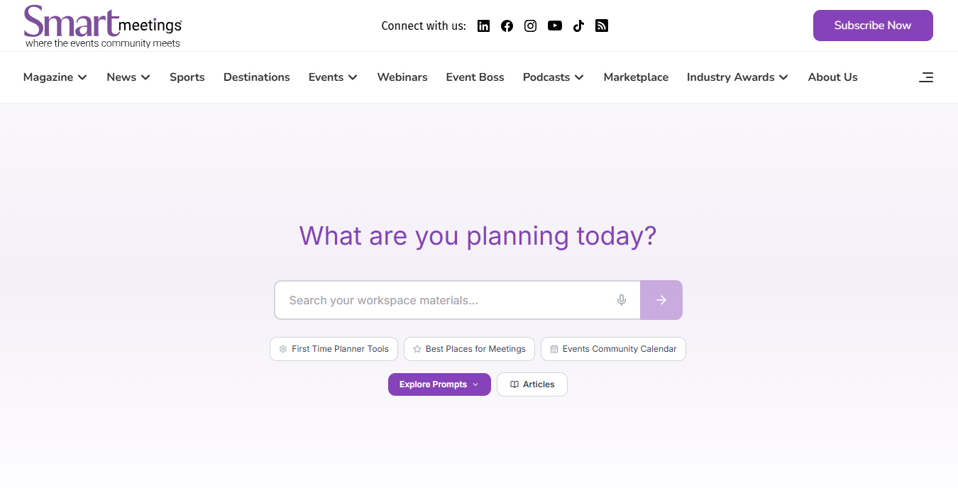 AI Agent for SmartMeetings.com